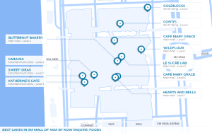 Map - Cakes in SM Mall of Asia